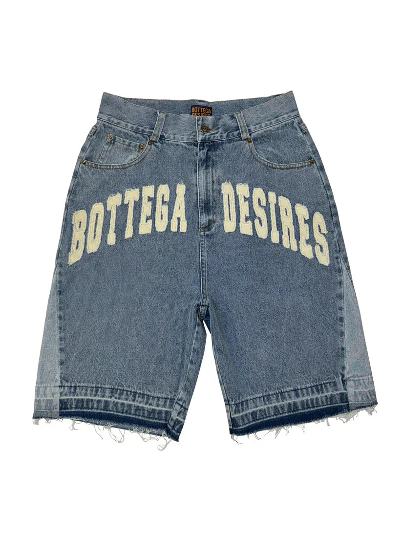 BOTTEGA DESIRES DENIM SHORTS (BLUE)